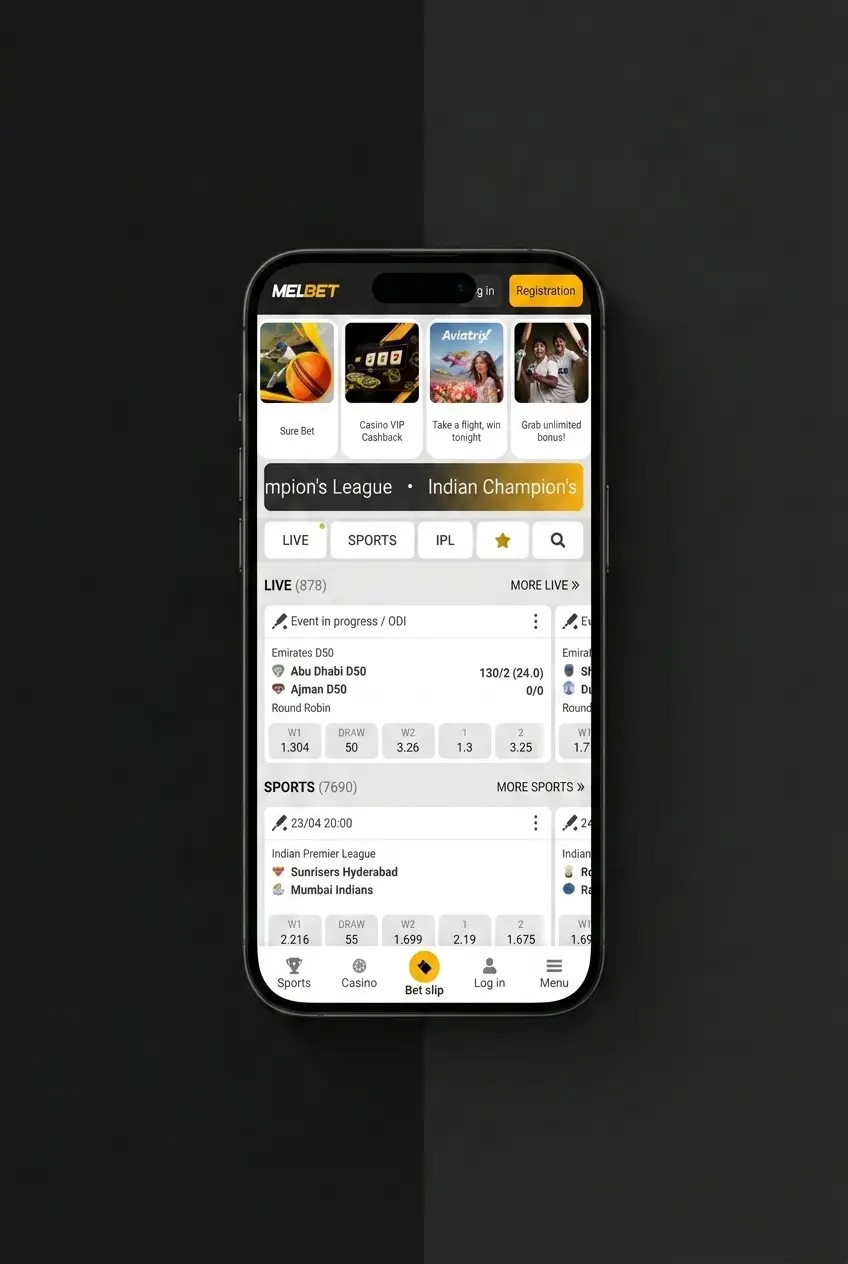 Melbet iOS app installation steps on iPhone showing Safari browser download and Add to Home Screen process