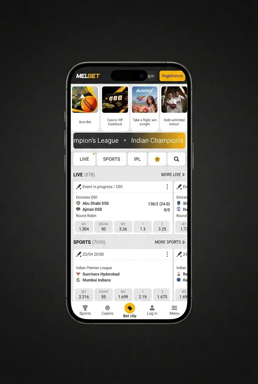 Melbet app registration steps on Android or iOS showing 4-step sign-up process for Bangladesh users in under 3 minutes