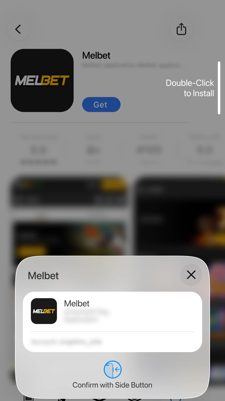 To install the official Melbet app, confirm the download securely on your device.