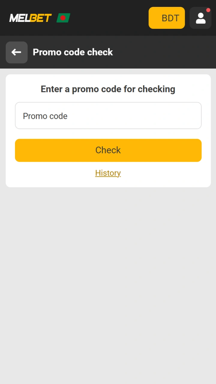 Enter the official Melbet promo code to activate additional bonuses.