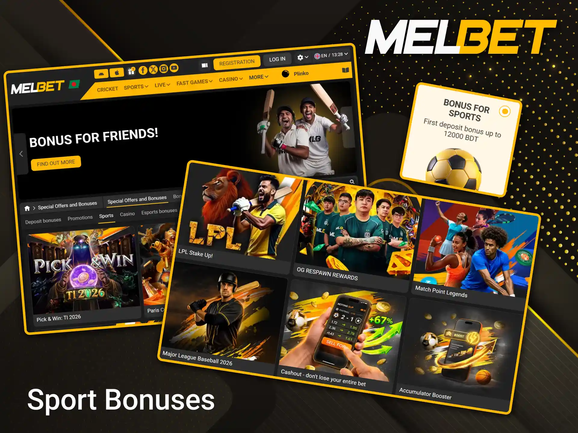 Boost your winnings with exclusive sports promotions and bonus offers from Melbet.